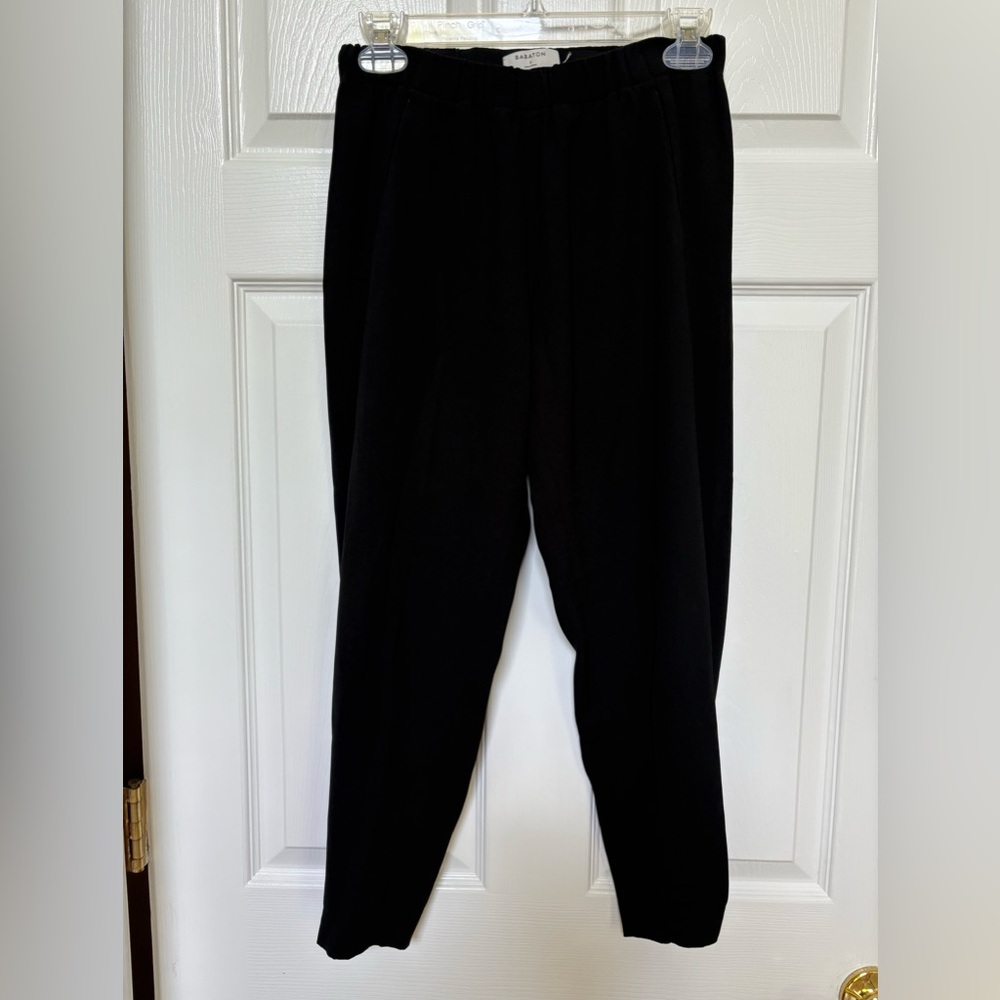 Babaton Trouser Pants Women’s‎ Size S Black Tapered Ankle Pull On
